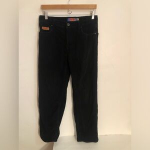 EMPYRE Loose Relax Fit Black Corduroy Skate Pants Youth Size 25
